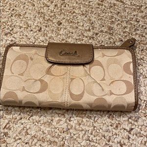 Fabric Coach wallet